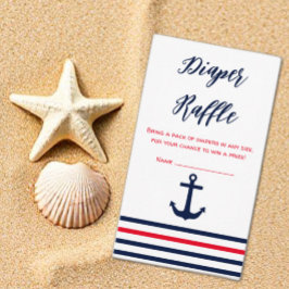 Carte D'accompagnement Ahoy C'est un garçon Baby shower nautique Déchets