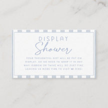Ahoy It's A Boy Baby Shower Display Shower Card