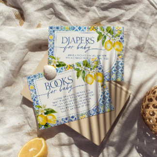 Carte D'accompagnement Amalfi Coast Mediterranean Lemon Books for Baby