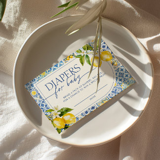 Carte D'accompagnement Amalfi Coast Méditerranéen Lait Déchets de Citron 