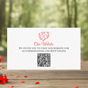 Carte D'accompagnement Amoureux Fantaisistes Bohème Coeur Rouge Site Web 