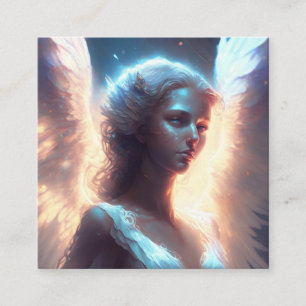 Carte D'accompagnement Ange mystique aux yeux bleus