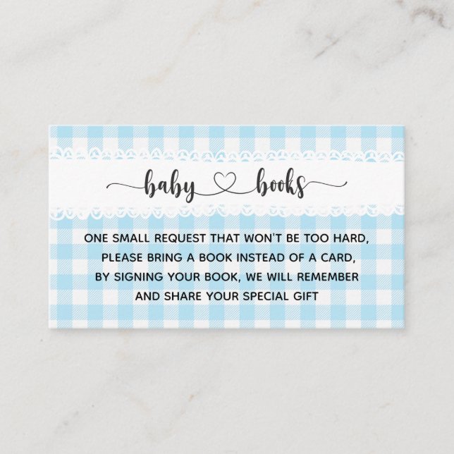 Carte D'accompagnement Animaux de ferme Baby shower I Bleu d'anniversaire (Devant)