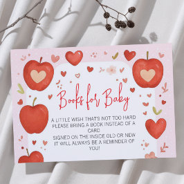 Carte D'accompagnement Apple of Our Eye Fall Baby showers Livres pour béb