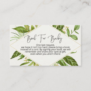 Carte D'accompagnement Apportez Un Livre Pour Baby shower Bébé