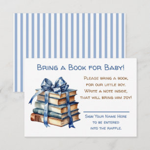 Carte D'accompagnement Apportez un livre pour bébé   BABY SHOWER