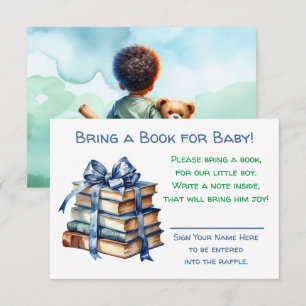 Carte D'accompagnement Apportez un livre pour bébé   BABY SHOWER