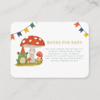 Aquarelle Cute Frog Baby shower Books for baby