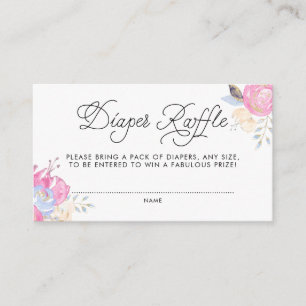 Carte D'accompagnement Aquarelle Fleurs avec Parties scintillant Déchets 