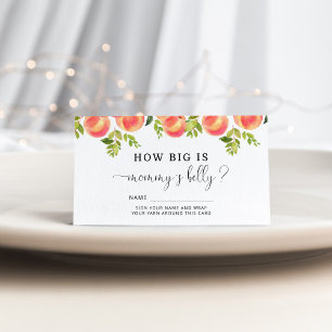 Carte D'accompagnement Aquarelle pêche à quelle taille est le ventre de m