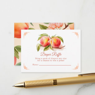 Carte D'accompagnement Aquarelle Poche Baby shower Déchets Raffin