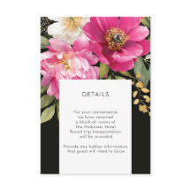 Aquarelle rose et blanc Peony Détails floraux