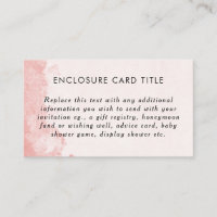 Aquarelle rose pâle Encre Laver Texture do-it-your