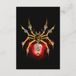 Carte D'accompagnement Araignée en vapeur noire