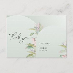 Carte D'accompagnement Arc géométrique Boho eucalyptus feuillage rose pou