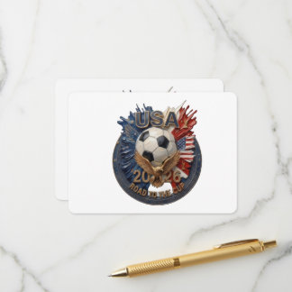 Carte D'accompagnement Art de fan de football américain | Illustration |