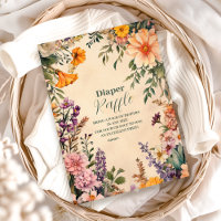Art Nouveau Victorien Baby shower Diapper Raffer