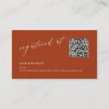 ArtsApp QR Code rouille Orange Registre Calligraph