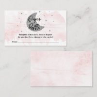Au-Dessus De La Lune | Filles Baby shower Déchets