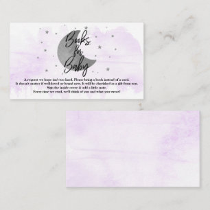 Carte D'accompagnement Au-Dessus De La Lune   Livres De Baby shower Neutr