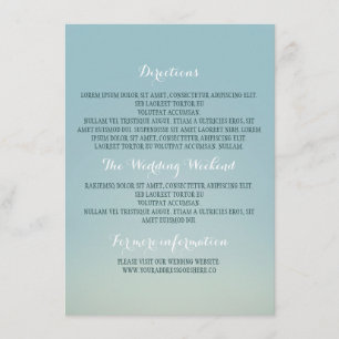 Carte D'accompagnement Autres détails du mariage
