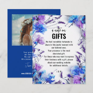 Carte D'accompagnement 💍Avec Photo Cornflower Dreams Mariage Suite