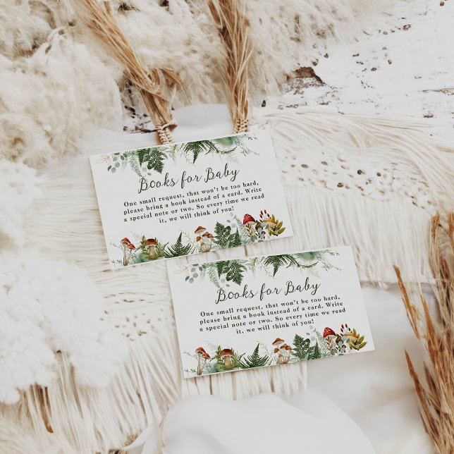 Carte D'accompagnement Aventure Bois Champignons Baby Boy Douche (Créateur téléchargé)