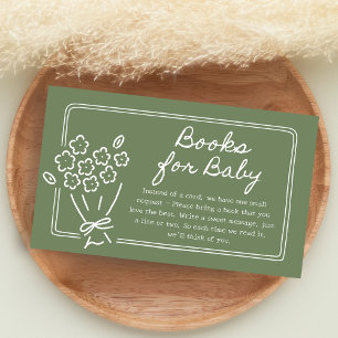 Carte D'accompagnement Baby In Bloom Baby Shower