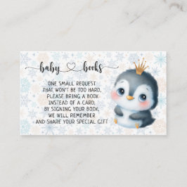 Carte D'accompagnement Baby Penguin Baby shower I Anniversaire