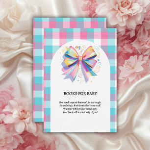 Carte D'accompagnement Baby shower à mâchoires colorées