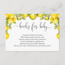 Baby shower citron, citron doux demande