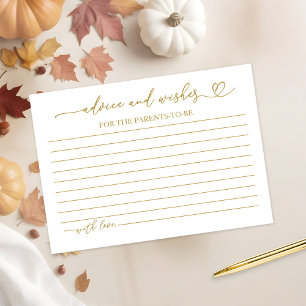 Carte D'accompagnement Baby shower d'automne du Citrouille de camion vint