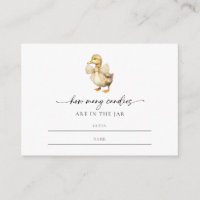 Baby shower de bonbons de canard neutres selon le 