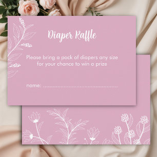 Carte D'accompagnement Baby shower de carafe rose floral