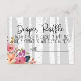 Carte D'accompagnement Baby shower de chevreuils et renards