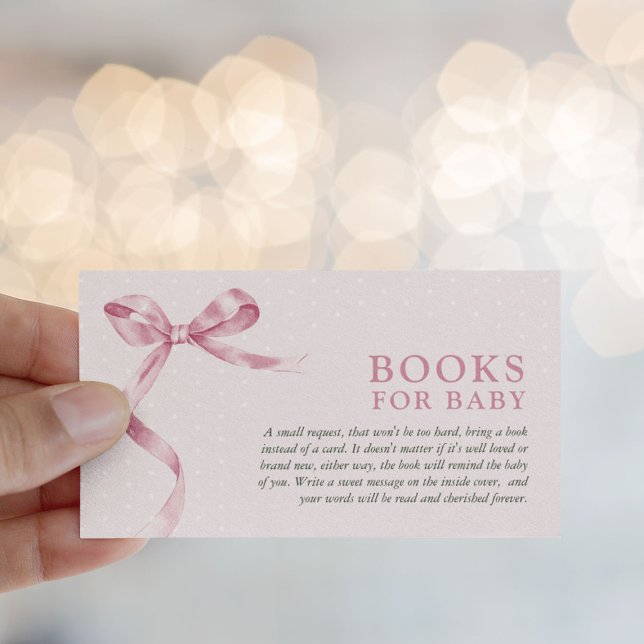 Carte D'accompagnement Baby shower de demande de livre de livre de boule  (Créateur téléchargé)