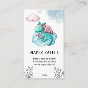 Carte D'accompagnement Baby shower de dragons lunettes à lunettes