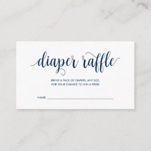 Carte D'accompagnement Baby shower de la couche, bleu de la marine russe