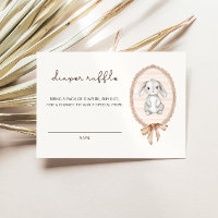 Baby shower de lapin de forêt de bois, chapeau