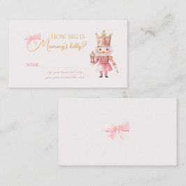 Carte D'accompagnement Baby shower de Noël Casse-noisette Quelle est la t