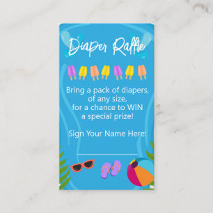 Carte D'accompagnement Baby shower de rabat Neutral de la Pool Party
