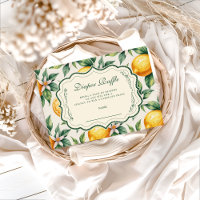 Baby Shower de Verger de Citronniers Tirage au Sor