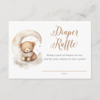 Baby shower des étoiles de la lune d'ours neutres