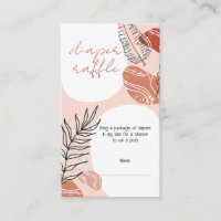 Baby shower du désert Boho Sud-Ouest Raffle de cou