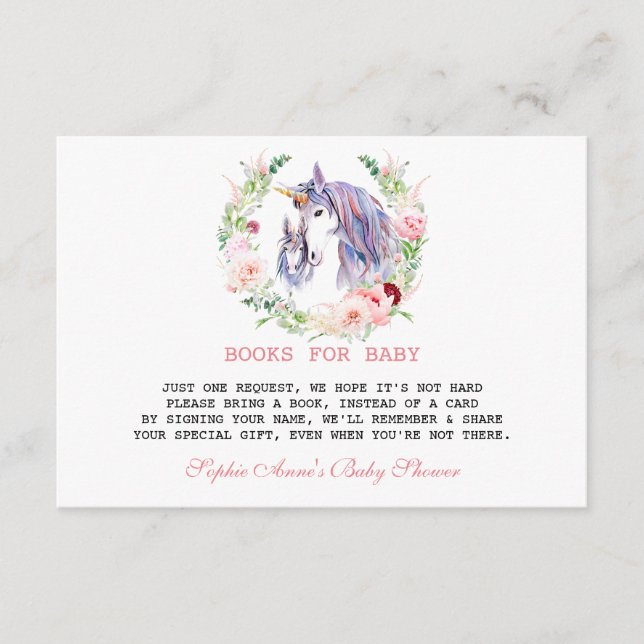 Carte D'accompagnement Baby shower Fleurs de Jardin (Devant)