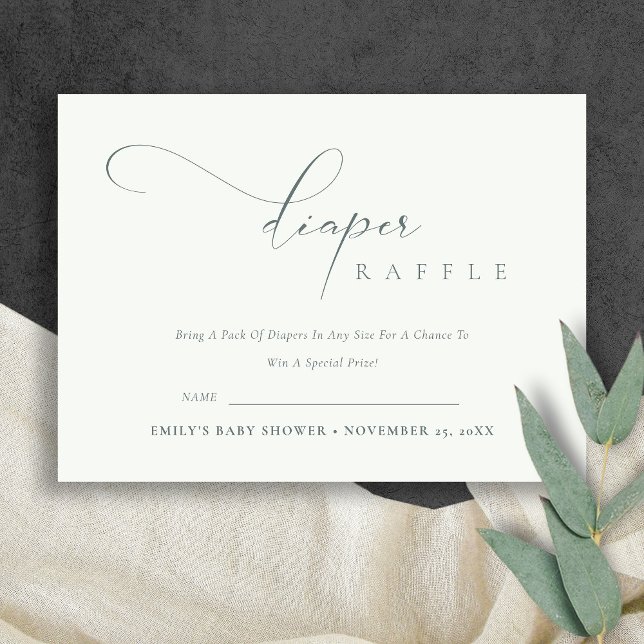 Carte D'accompagnement Baby shower noir de caleçon noir (Créateur téléchargé)