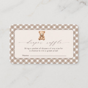 Carte D'accompagnement Baby shower simple neutre d'attente rapide