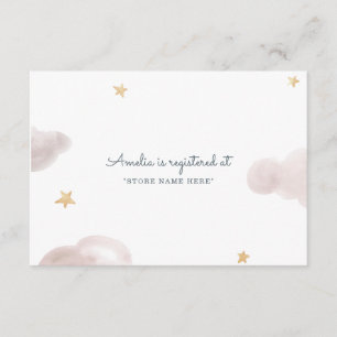 Carte D'accompagnement Baby shower Sweet Dreams