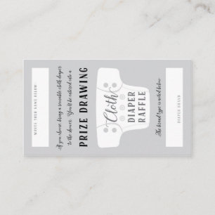 Carte D'accompagnement Baby shower Tickets Reflets Reflets Gris