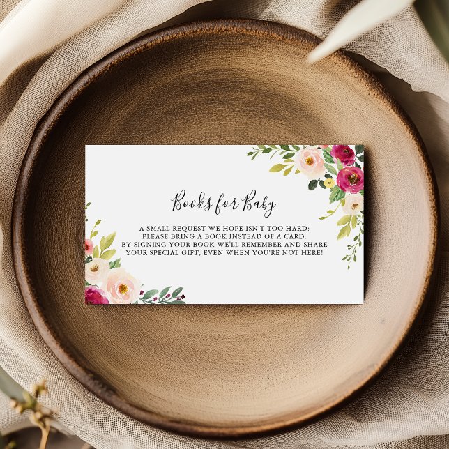 Carte D'accompagnement Baby shower vert rose pâle Demande de réservation (Créateur téléchargé)